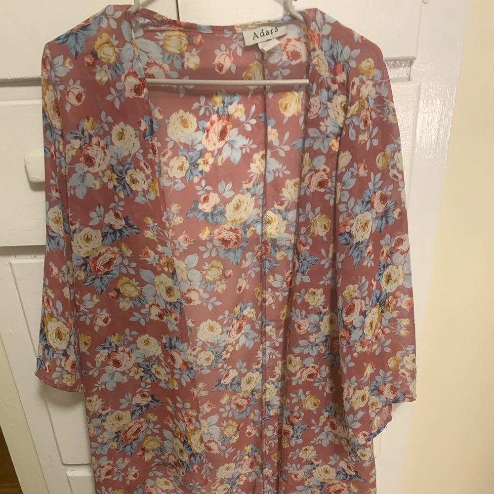 Floral coverup